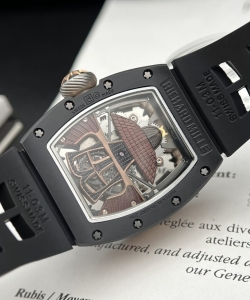 Richard Mille rm47 samurai ceramic rubber strap 42.7mm