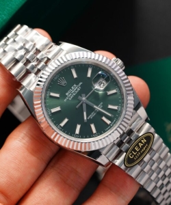 Rolex datejust 126334 green dial 41mm