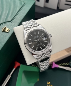 Rolex datejust 126334 gray dial 41mm