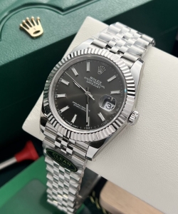 Rolex datejust 126334 gray dial 41mm