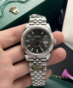 Rolex datejust 126334 gray dial 41mm