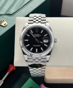 Rolexdatejust 126334 black dial 41mm