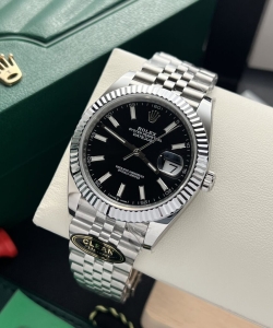 Rolexdatejust 126334 black dial 41mm