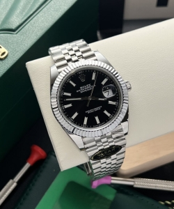 Rolexdatejust 126334 black dial 41mm