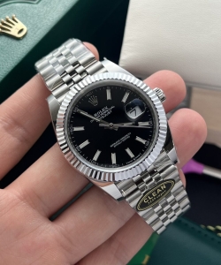 Rolexdatejust 126334 black dial 41mm