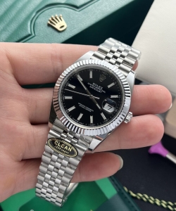 Rolexdatejust 126334 black dial 41mm