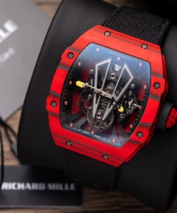 Richard Mille rm27-03 tourbillon rafael nadal red carbon 44mm