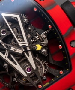 Richard Mille rm27-03 tourbillon rafael nadal red carbon 44mm