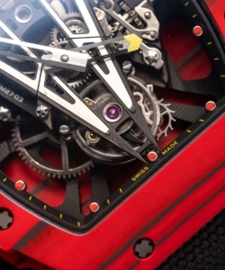 Richard Mille rm27-03 tourbillon rafael nadal red carbon 44mm