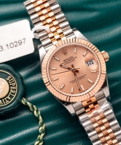 Rolex datejust gold wrapped 31mm