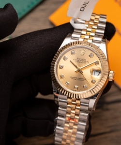 Rolex datejust gold wrapped jubilee strap 31mm