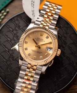 Rolex datejust gold wrapped jubilee strap 31mm