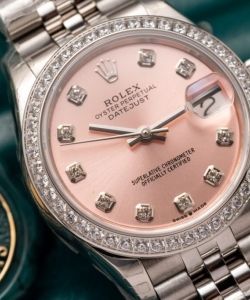 Rolex clone watch datejust 278273 pink dial jubilee strap 31mm