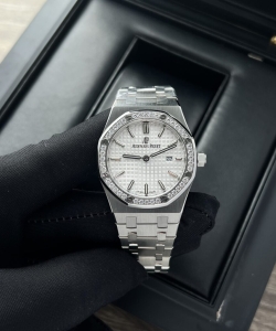 audemars piguet royal oak womens white dial 34mm