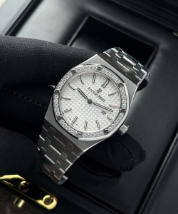 audemars piguet royal oak womens white dial 34mm