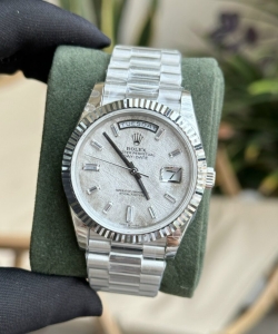 Rolex day-date meteorite dial president strap 40mm