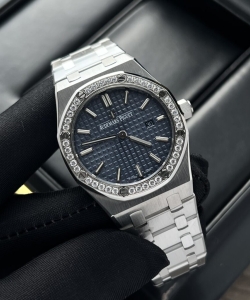 audemars piguet royal oak womens dial blue 34mm