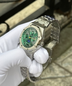 audemars piguet royal oak 26574st green dial 41mm