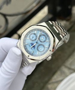 audemars piguet royal oak 26574stblue dial 41mm