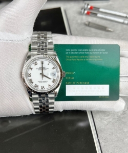 Rolex datejust 126234 white dial 36mm