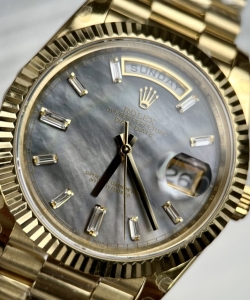 Rolex day-date clone watch mother of pearl dial 40mm