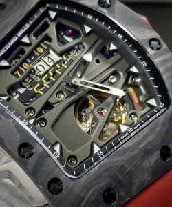 Richard Mille watch rm70-01 carbon red rubber strap 45mm