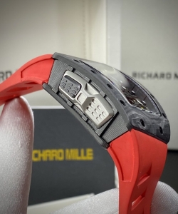 Richard Mille watch rm70-01 carbon red rubber strap 45mm