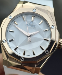 hublot orlinski king gold white dial 40mm