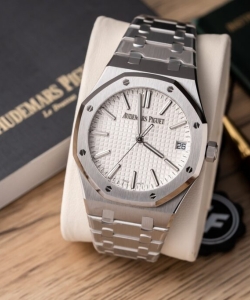 audemars piguet 15500st white dial 41mm