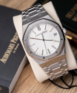 audemars piguet 15500st white dial 41mm