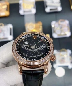 Patek Philippe sky moon celestial 6104r black dial 40mm