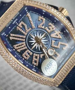 franck muller v45 blue dial 45mm