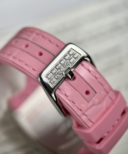 franck muller v32 pink rubber strap 36mm