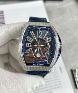 franck muller vanguard v45 dial blue 45mm