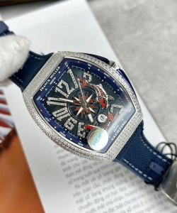 franck muller vanguard v45 dial blue 45mm