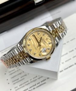 Rolex datejust watch demi gold jubilee strap 36/41mm