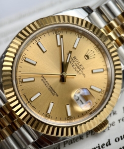 Rolex datejust yellow dial 36/41mm