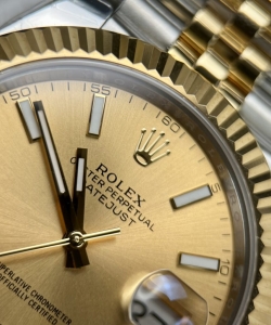 Rolex datejust yellow dial 36/41mm