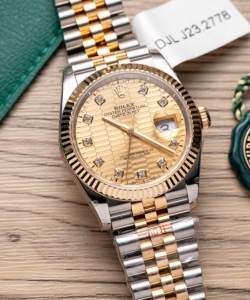 Rolex datejust gold wrapped jubilee strap 36mm