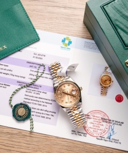 Rolex datejust gold wrapped fluted dial 36mm