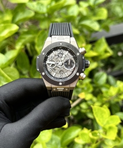 hublot big bang unico 1:1 watch black rubber strap bbf 44mm