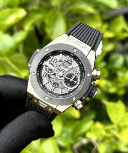 hublot big bang unico 1:1 watch black rubber strap bbf 44mm