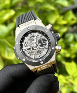 hublot big bang unico 1:1 watch black rubber strap bbf 44mm