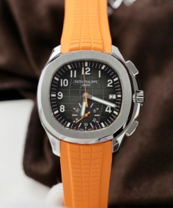 Patek Philippe aquanaut 5968a orange rubber strap 42.2mm