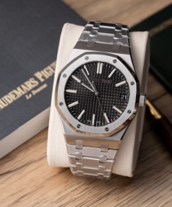 audemars piguet 15500st black dial zf 41mm