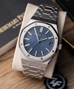 audemars piguet 15500st 1:1 watch blue dial zf 41mm