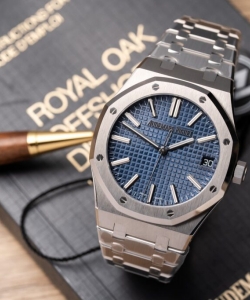 audemars piguet 15500st 1:1 watch blue dial zf 41mm