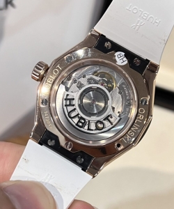 hublot orlinski king gold with full diamond case white 40mm