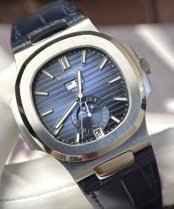 Patek Philippe nautilus 5726g blue leather strap ppf 40.5mm