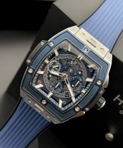 hublot spirit of big bang titanium blue 42mm